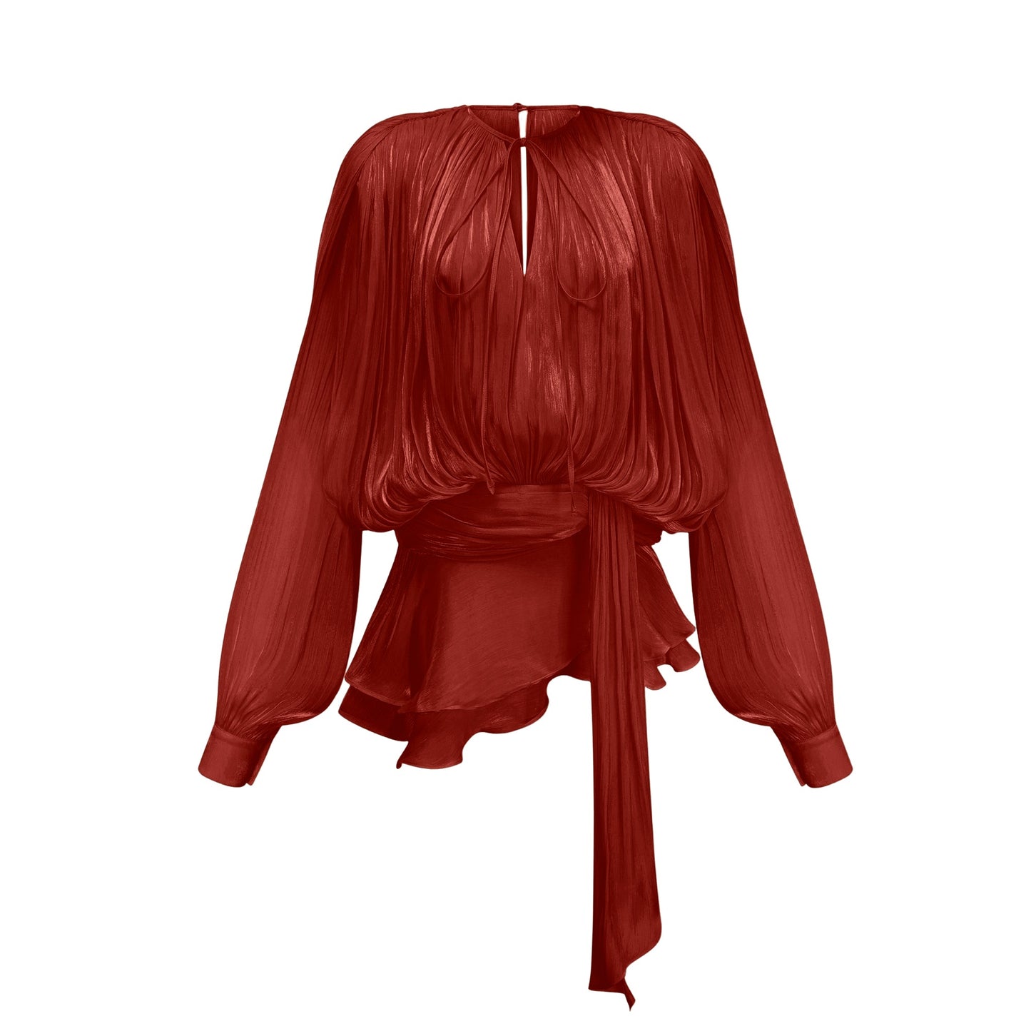 Eugenie Fully Pleated Ruffled Mini Dress