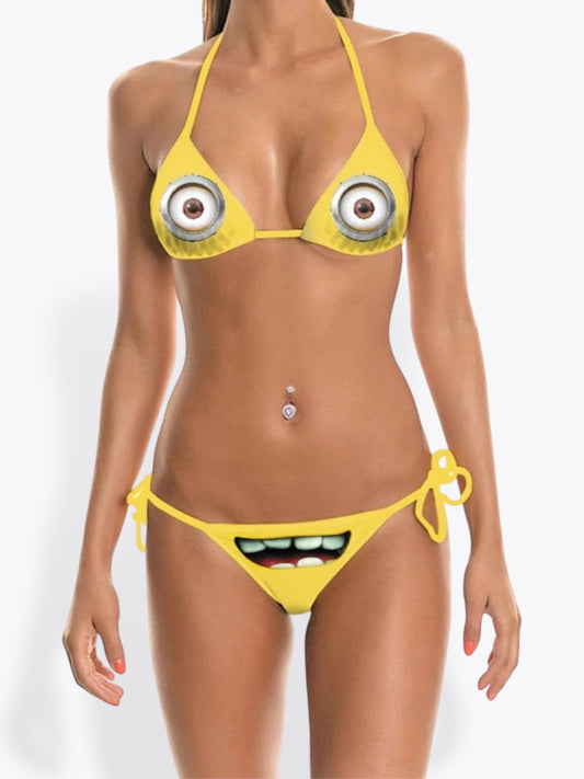 Minion Face Bikini Set