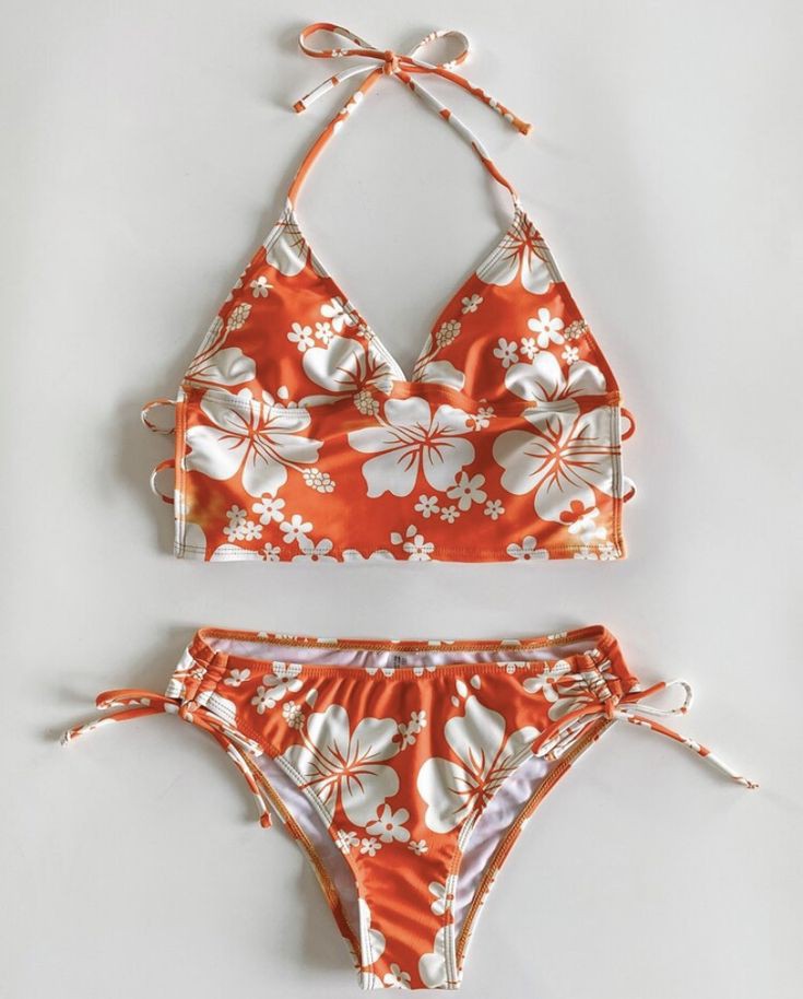 Coconut Girl Floral Bikini Swimsuit-Luxandluxy