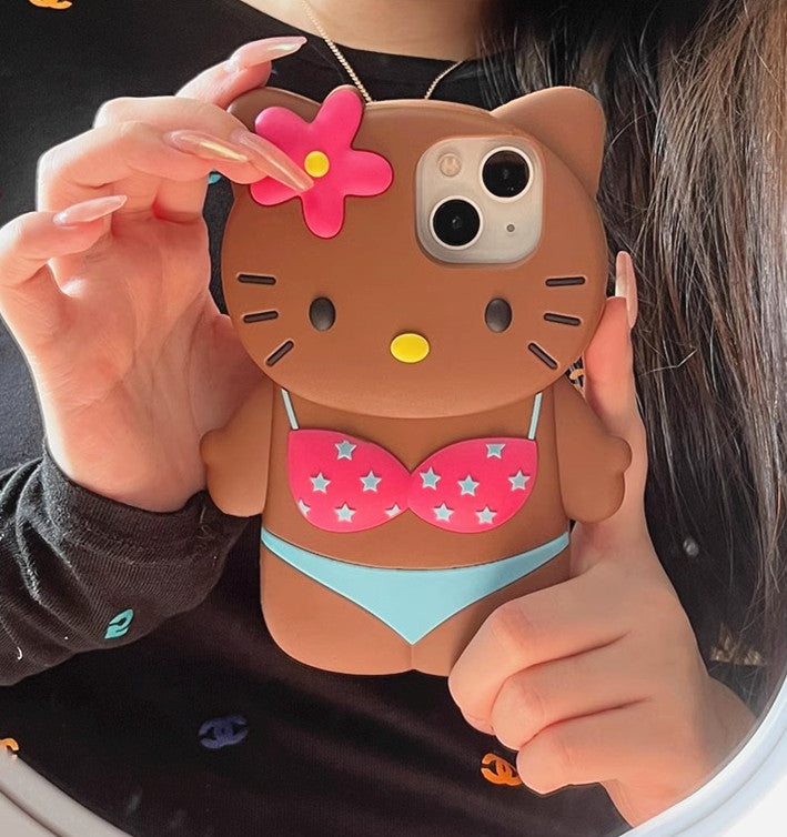 Hello Kitty Wearing Bikini iPhone Case-Luxandluxy