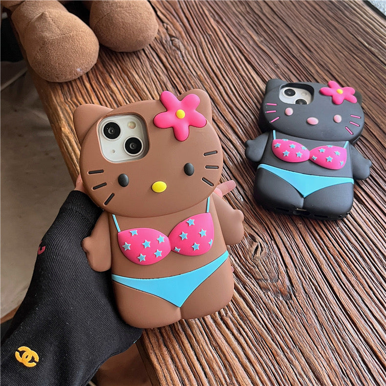 Hello Kitty Wearing Bikini iPhone Case-Luxandluxy