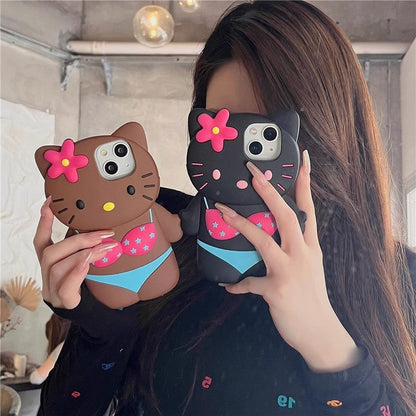 Hello Kitty Wearing Bikini iPhone Case-Luxandluxy