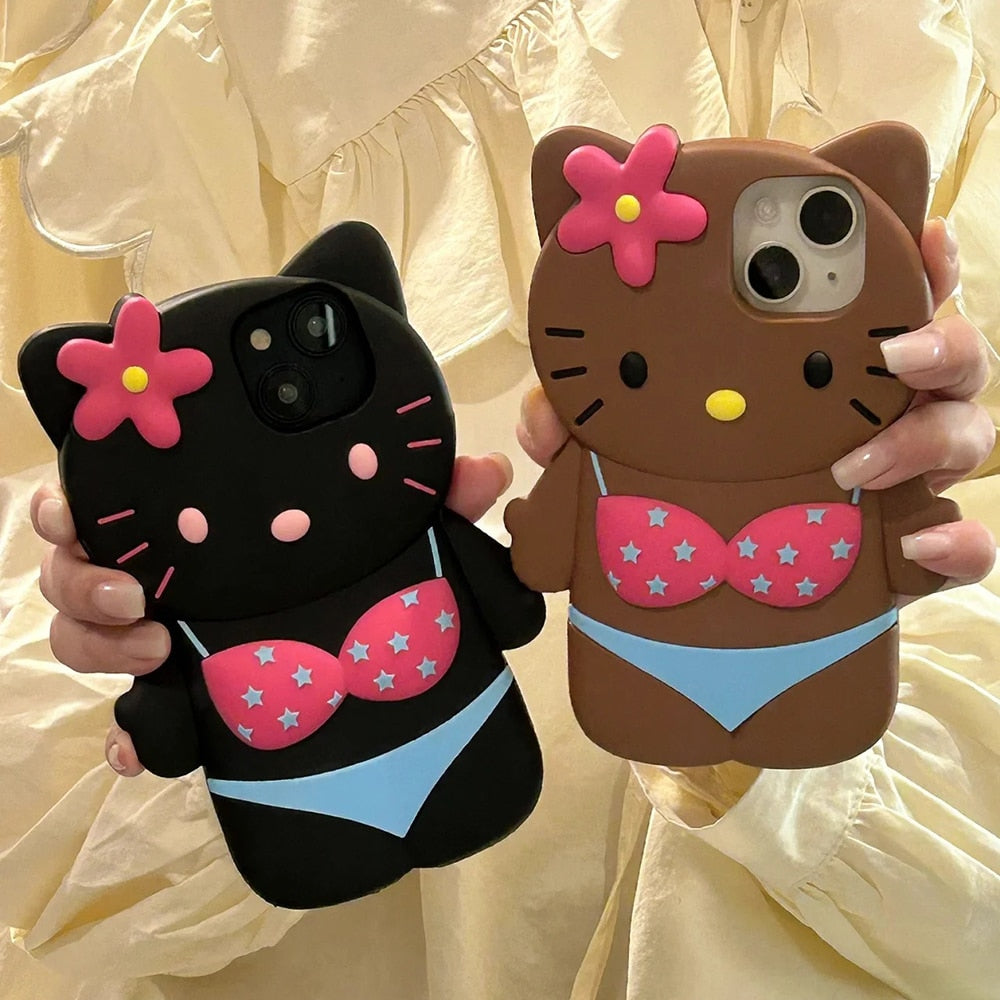 Hello Kitty Wearing Bikini iPhone Case-Luxandluxy